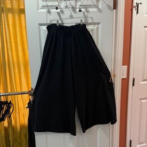 SHEIN Black Wide Leg Pants